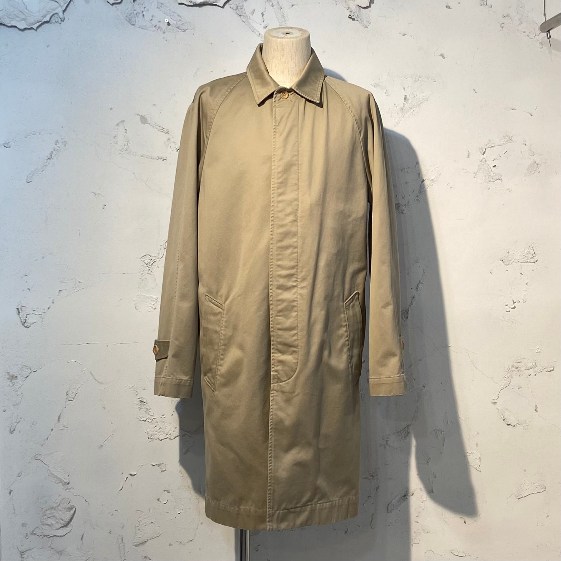 70〜80's イギリス製 Brooks Brothers Wool Balmacaan Coat 40