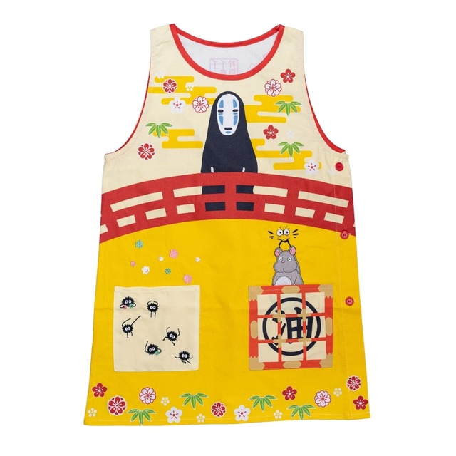 千と千尋の神隠し　大人用エプロン / かっぽう着（橋の上から/4622）