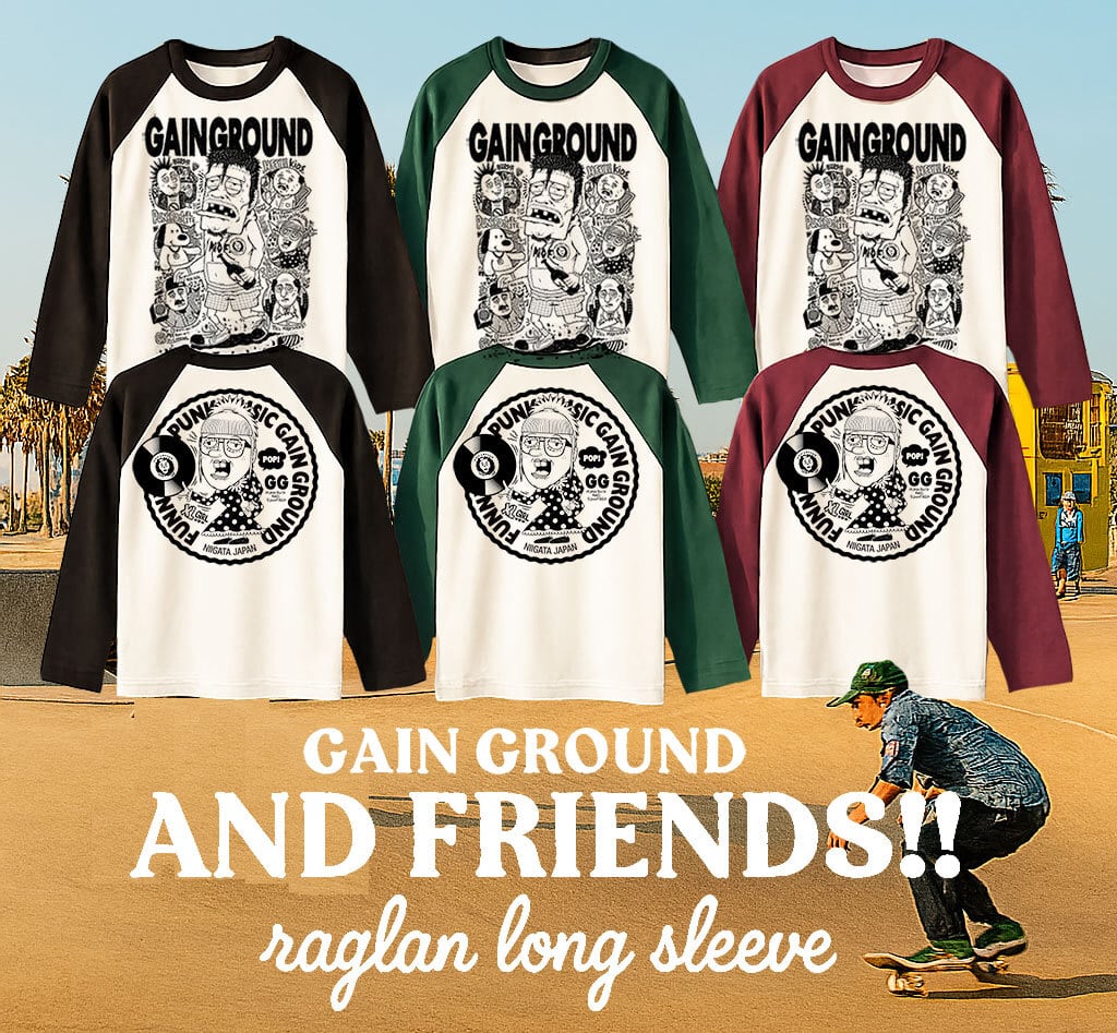 12月中旬再入荷予定 なちロゴPart1 ラグラン長袖 | GAIN GROUND