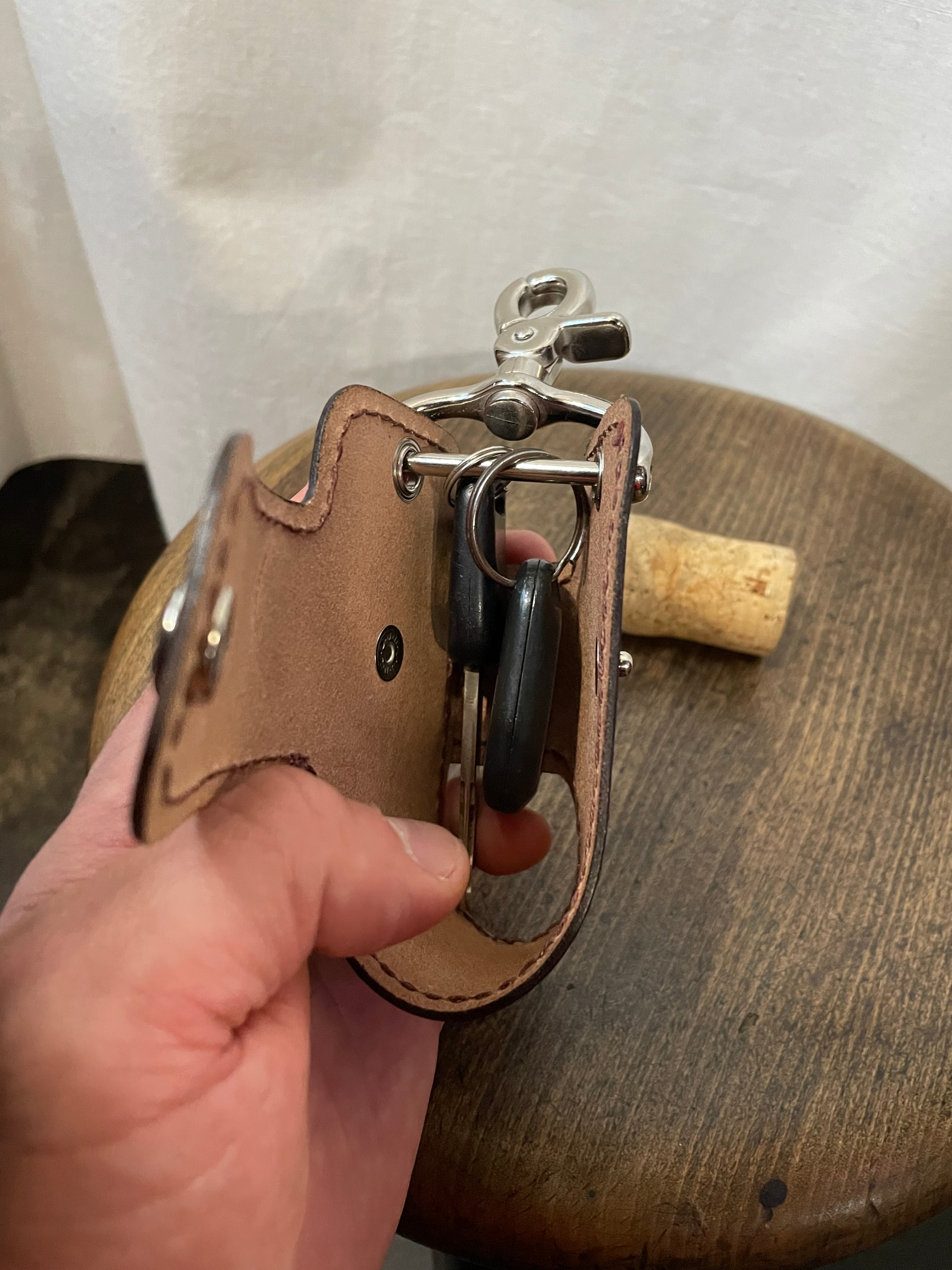 本革キーケース スマートキー ハンドメイド レザー 革製品 革鞄