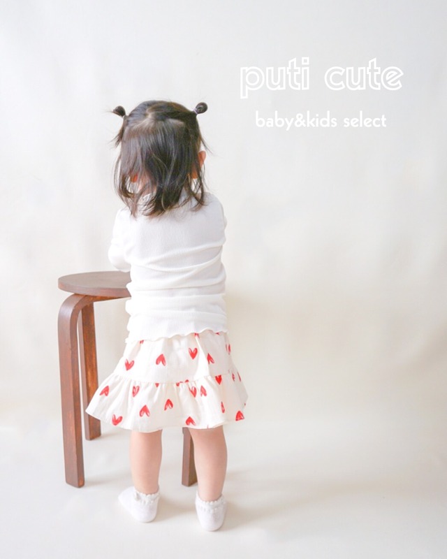 80 ꒰ 即納 ꒱ ハートカンカンスカート / my bebe ⸝⋆