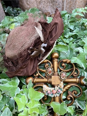 60’s flower dome earrings