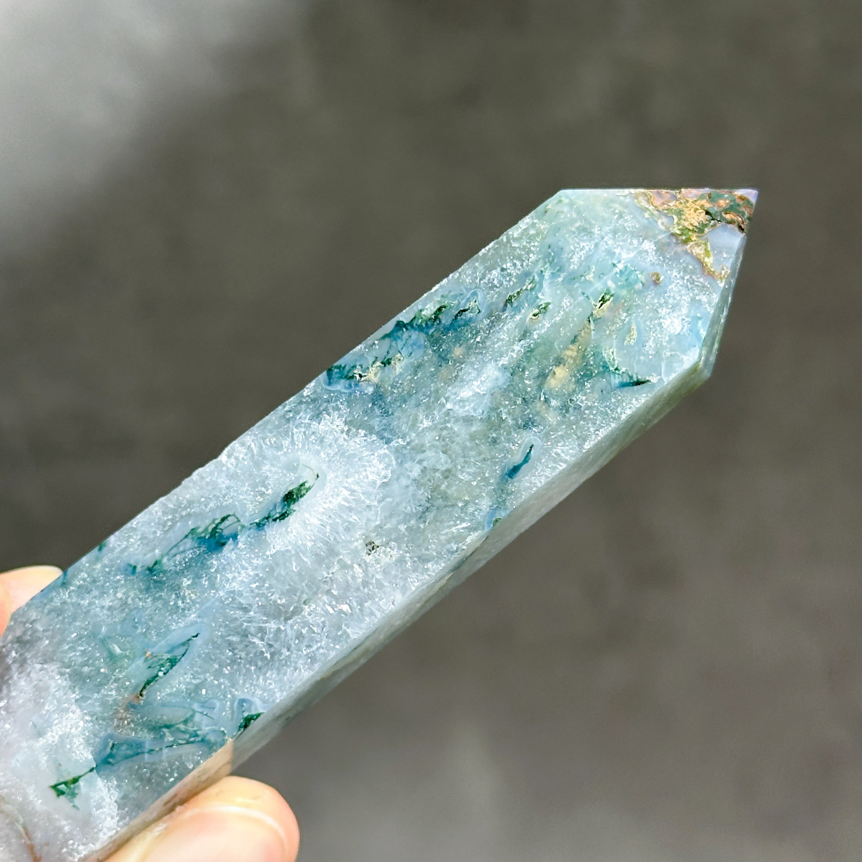 モスアゲート タワー05◇ Moss Agate ◇天然石・鉱物・パワーストーン