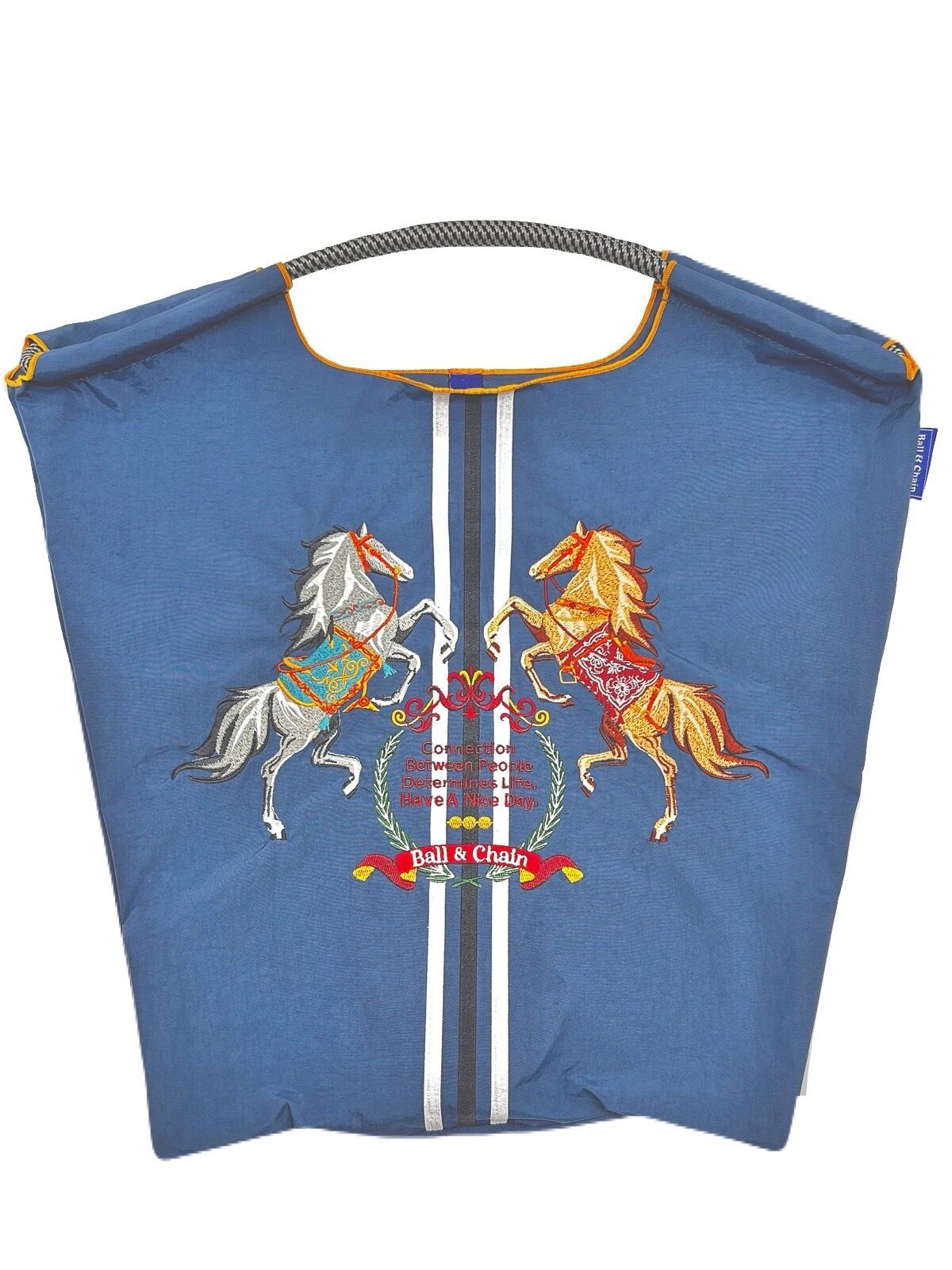 Ball&Chain ショッピングバッグ M size【TWO HORSES】