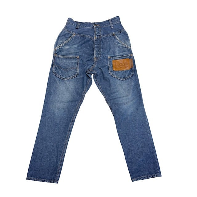 古着 LEE × mercibeacoup サルエル デニムパンツ クリーニング済み
