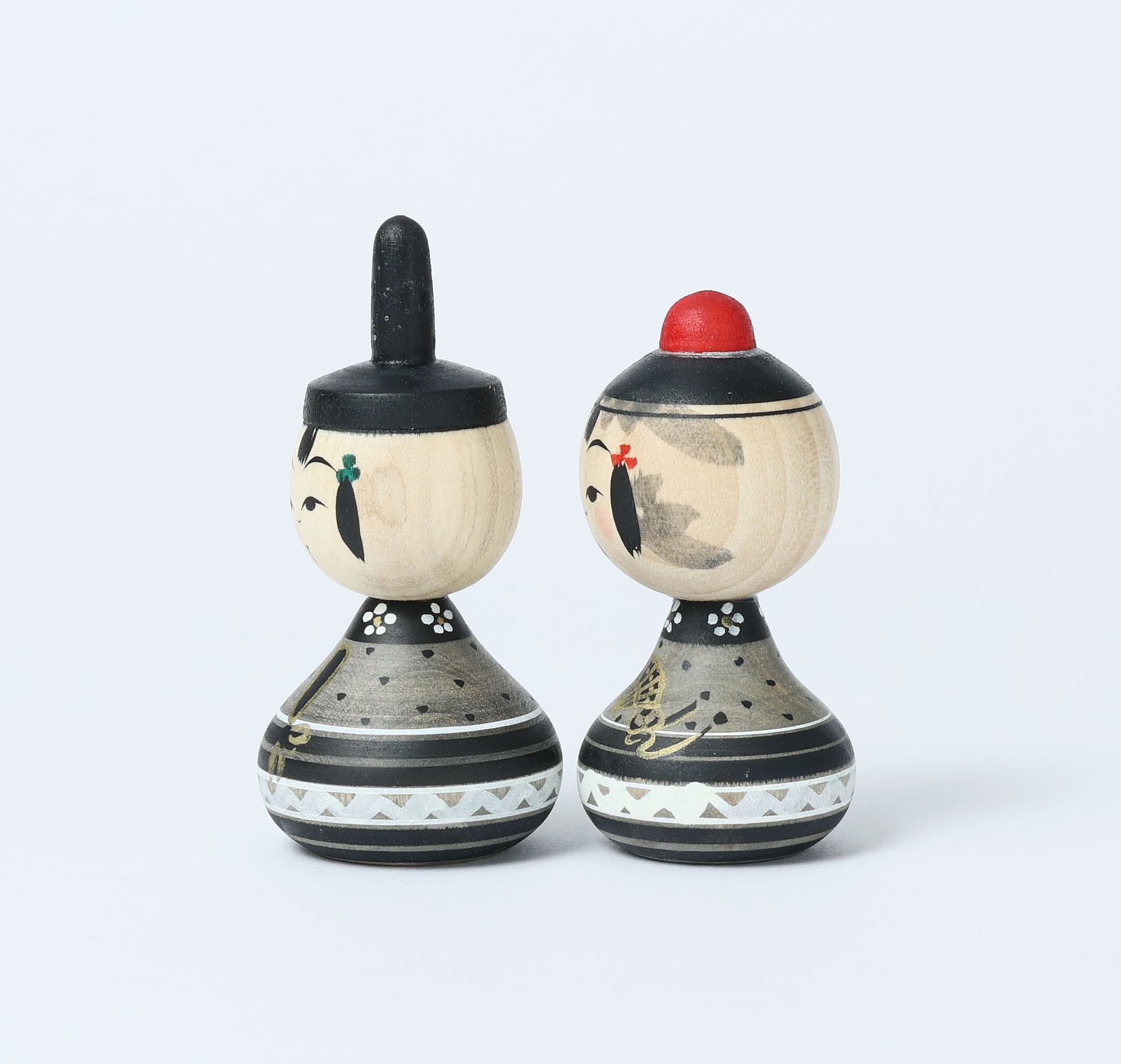 英太郎作 雛こけし 雛こけし Hina kokeshi doll-7 | 池内潮音工人 弥治郎系 Shione