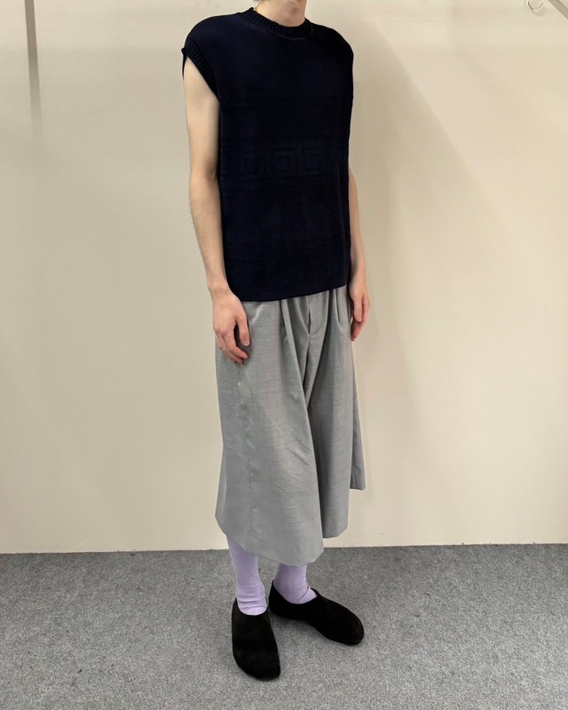 【DIRK BIKKENBERGS】nordic pattern knit vest