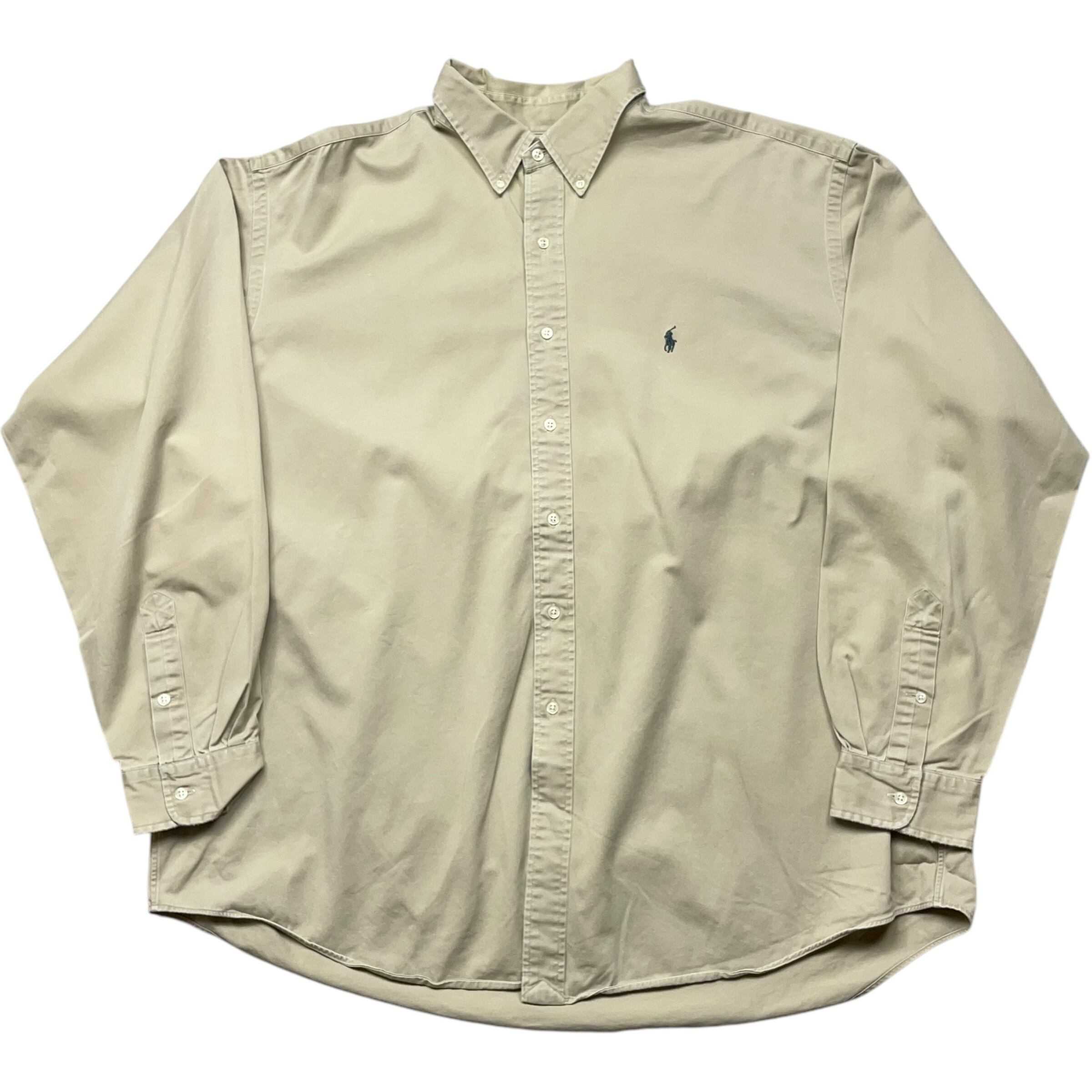 《XXL》Ralph Lauren ラルフローレン BLAKE 長袖シャツ ボタンダウン ポニー ワンポイント no.6137