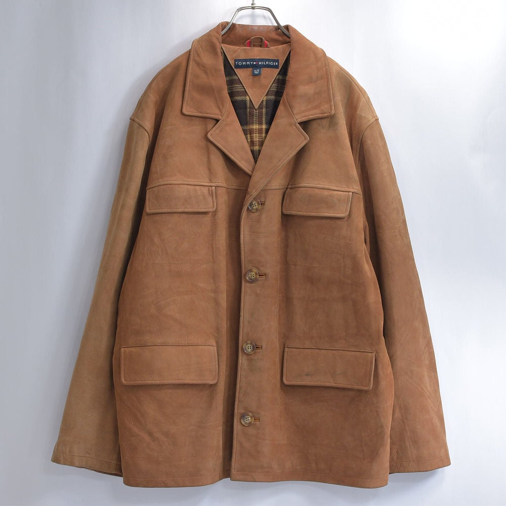 00s TOMMY HILFIGER トミーヒルフィガー ヌバック レザー ハーフ 00s TOMMY HILFIGER トミーヒルフィガー ヌバック レザー ハーフ