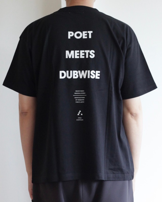 残りわずか【POET MEETS DUBWISE(ポエトミーツダブワイズ)】PMD COMMUNE Loose Fit T-shirt（PMCTS-0252）