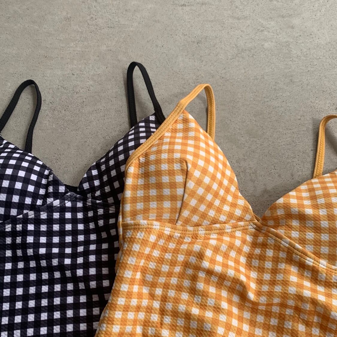 gingham check swimwear / ギンガムチェック スイムウェア