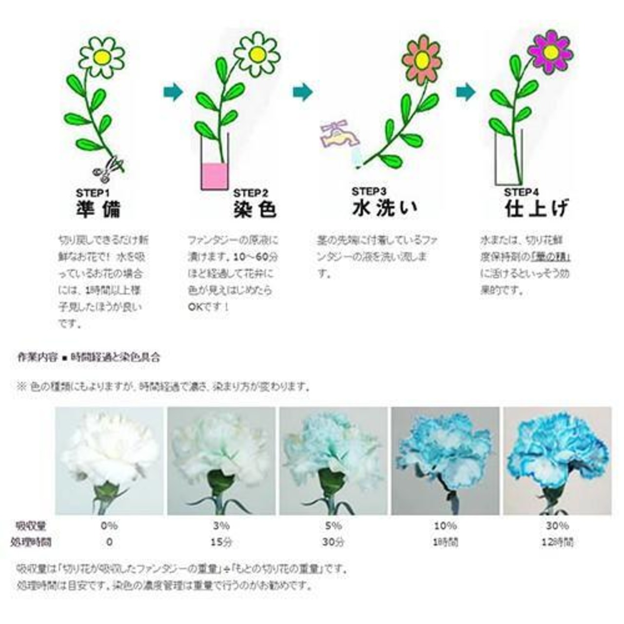 パレス化学 切花着色剤ファンタジー 1Ｌ マスタード 茎 生花 ディスプレイ デコレーション フラワーアレンジ 植物 染色 染色液 園芸 ガーデニング 自由研究 実験 プリザーブド 手作り DIY インテリア ハーバリウム 染める