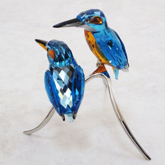 スワロフスキー  カワセミ スワロフスキー 「カワセミ Blue Turquoise」 （Kingfishers Blue