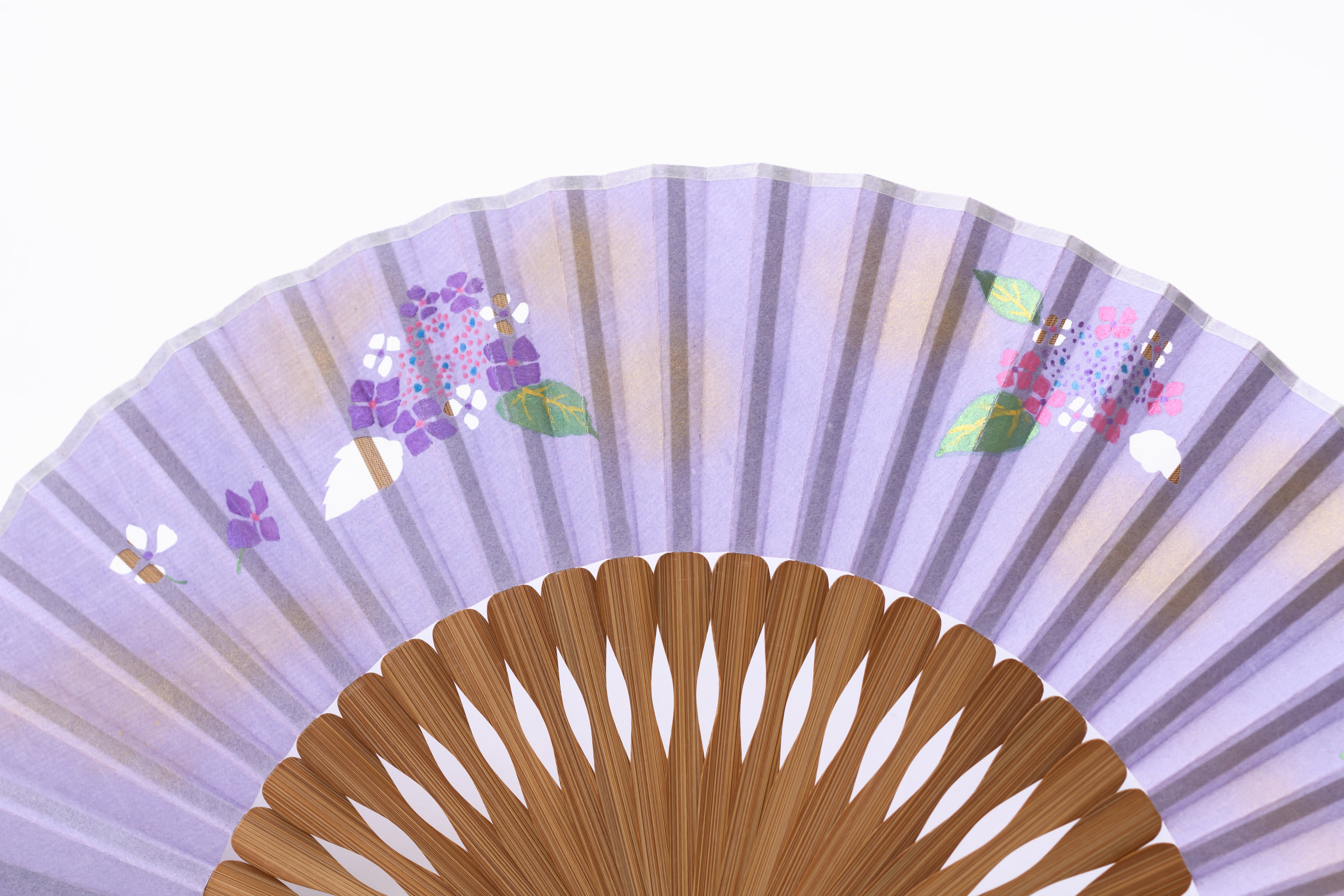 ポイントスカシ 紫陽花・藤 | 紗月扇 京都【オンラインショップ】 | 京