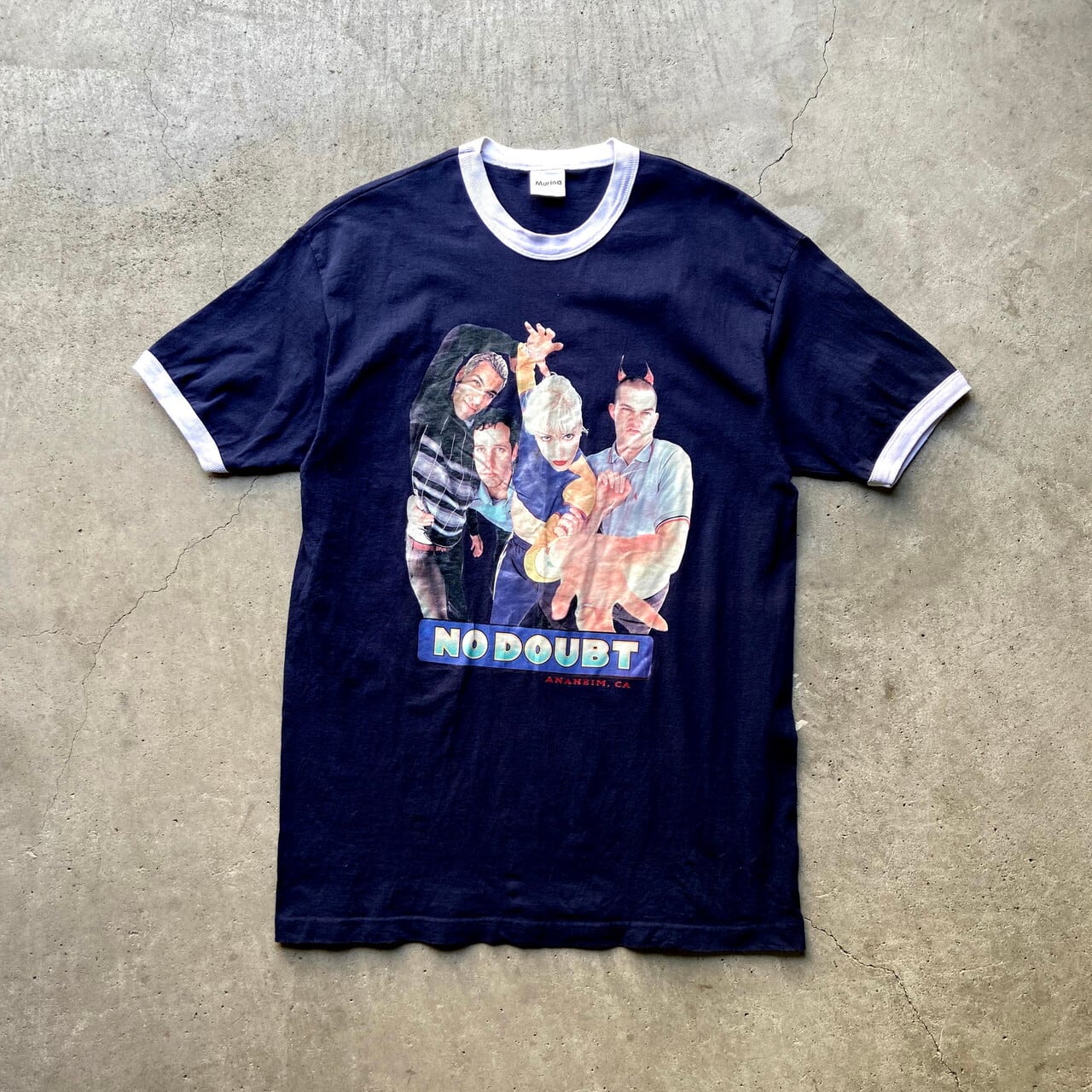 90年代 ビンテージ NO DOUBT ノーダウト リンガープリントTシャツ 