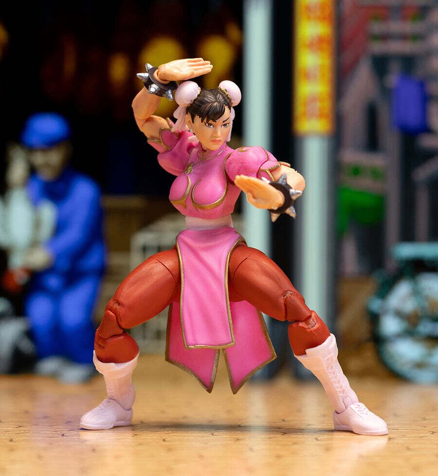 JADA TOYS Ultra Street Fighter II Chun-Li 2P Color Pink(DELUXE) 6 