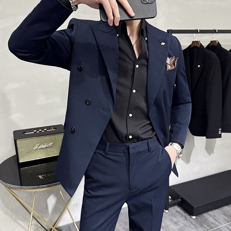 SUIT SELECT ダブル ブレストスーツ JSG1708 Y6 スーツ｜SUIT SELECT