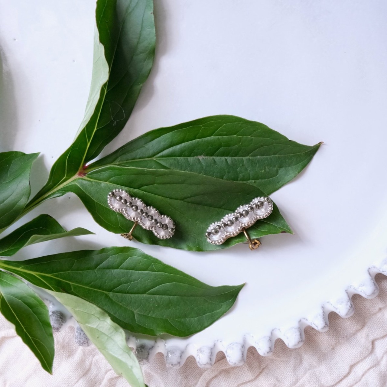 【完売次第 販売終了】tamas(タマス)イヤリングのみ「Fellini/TypeA/Silver」