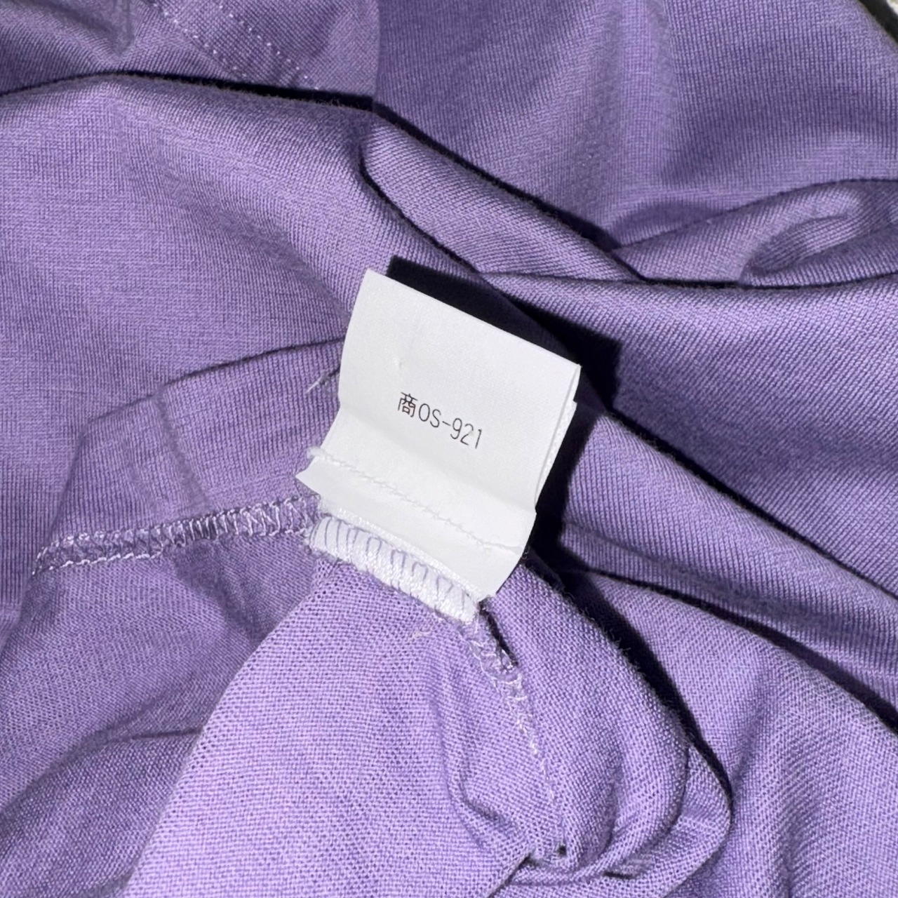 vintage V2 BY VERSACE purple polo cut-sewn
