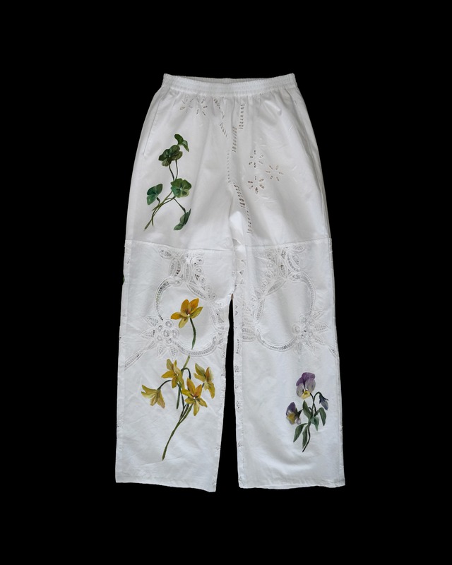 vintage lace pants multi