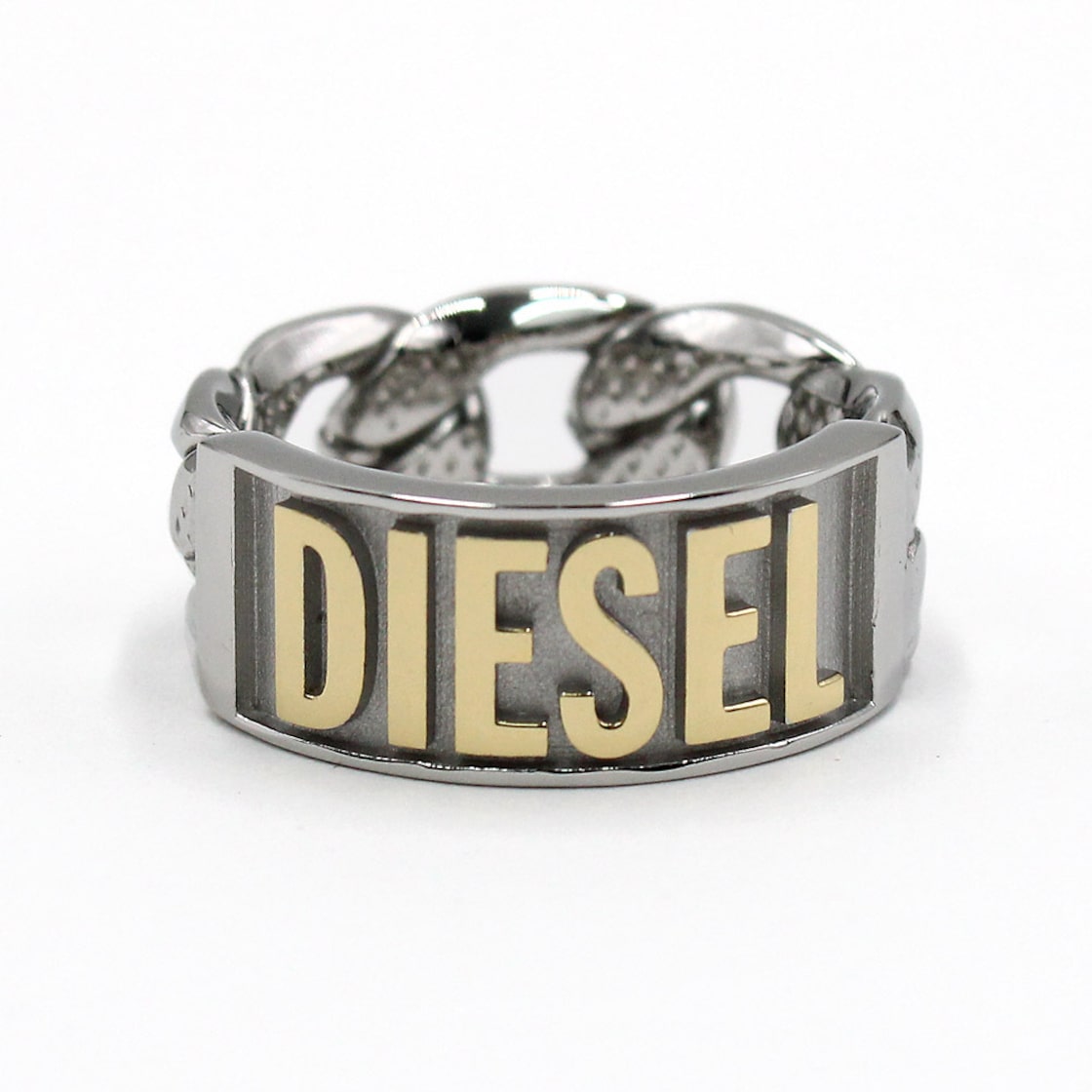 DIESEL RING DX1420931 SILVER GOLD S M L XL ディーゼル リング 指輪 