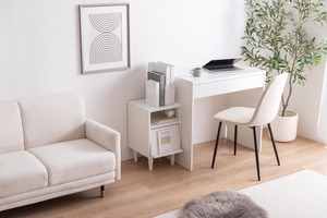 【幅32cm】Carina フラップ扉付サイドキャビネット