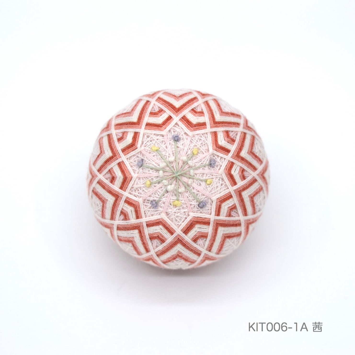 ◇動画付き◇手まりキット「ひな桜」（テキストあり）_KIT006-3 | 讃岐