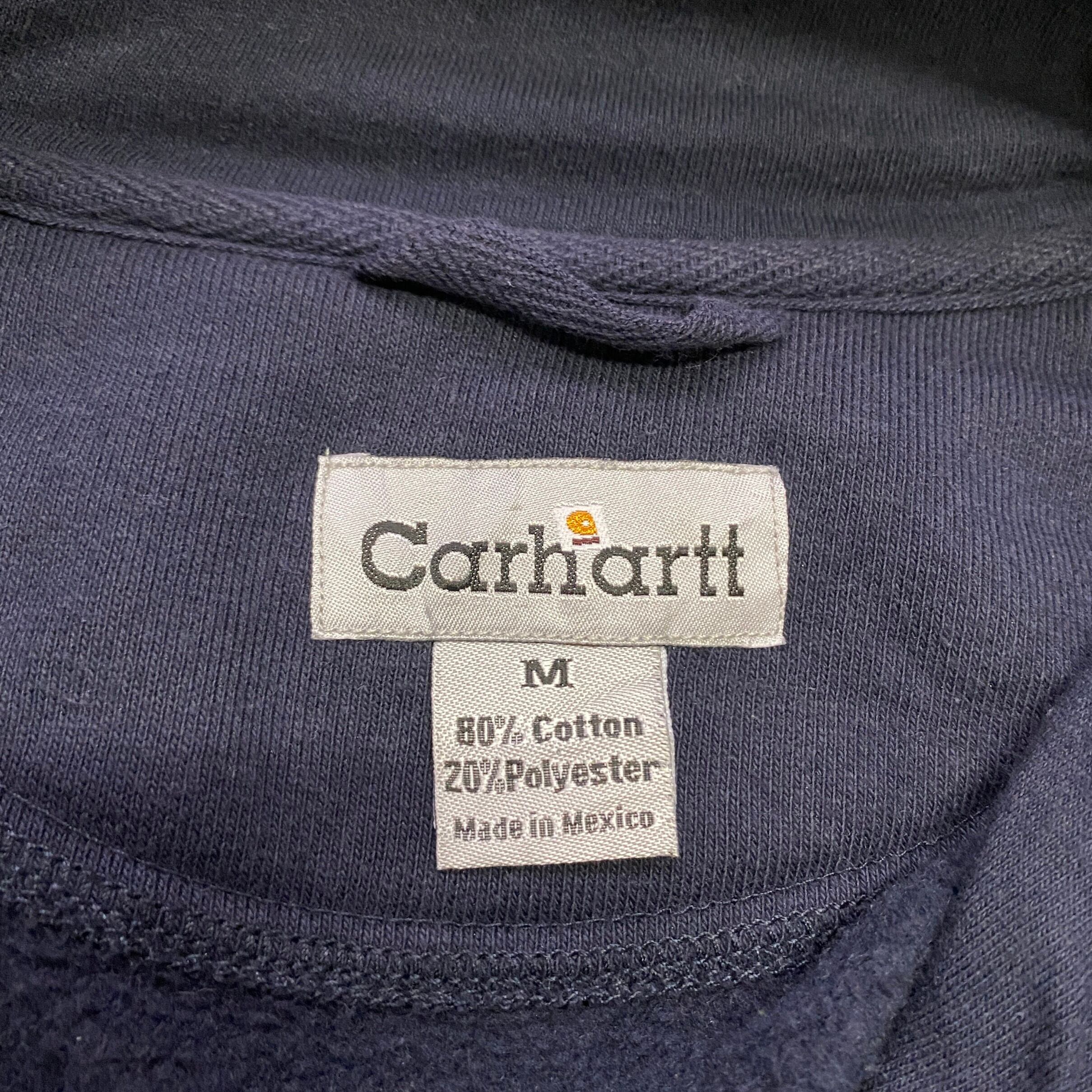 Carhartt,ハーフジップ,スウェット,,メキシコ製,刺繍