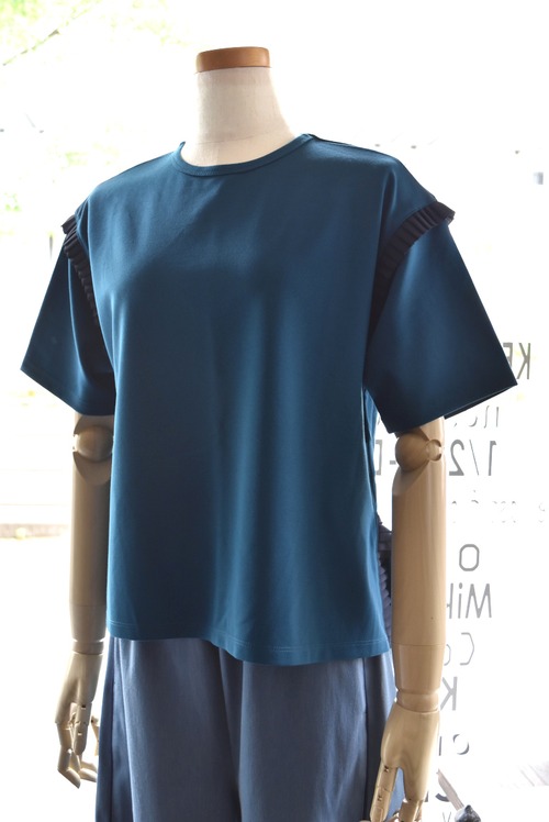 ROSIER(ロジエ) 25S/S プリーツコンボTシャツ