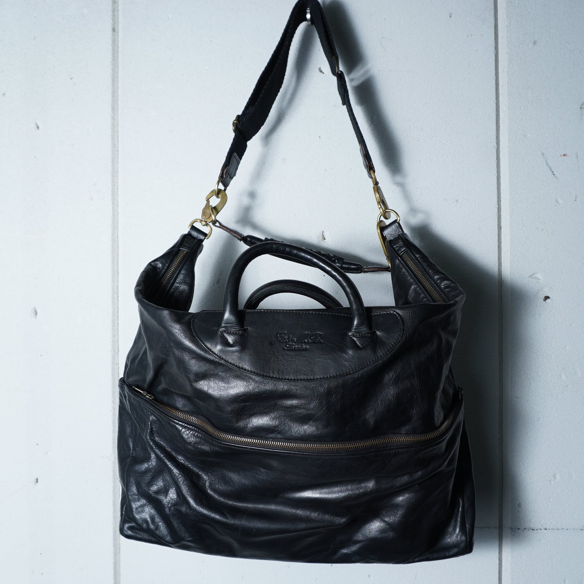 レア Jas.M.B x LIFT 別注 レザー ショルダーバッグ Jas M.B】ジャスエムビー