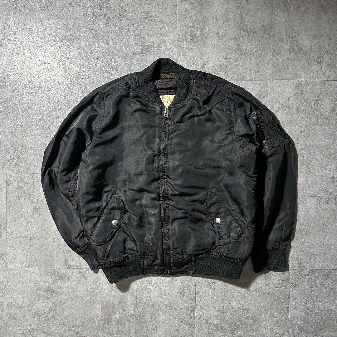ポロジーンズ　MA-1 90s PoloJeans MA-1フライトジャケット Ralph Lauren / 身幅61 着丈
