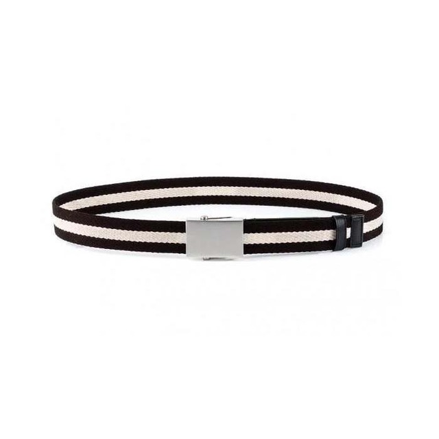 バリー BALLY メンズ ベルト ブラック ベージュ 6187222 TEIS35710 BLACK-BEIGE