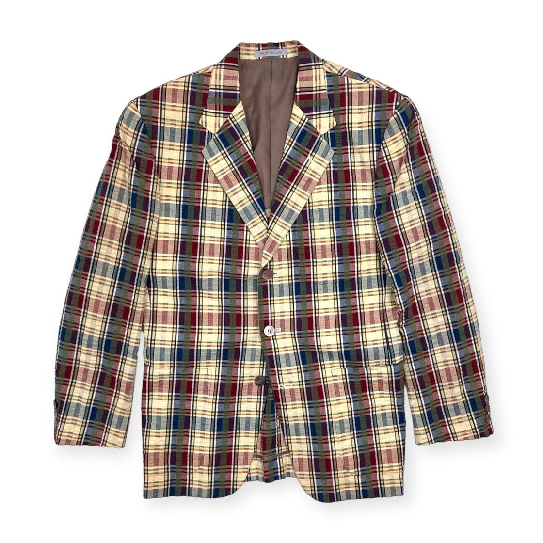 80s 90s vintage ATELIER SAB for men アトリエサブ シアサッカー 3B 