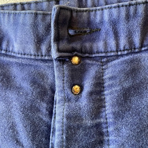 50-60s フレンチワーク モールスキン パンツ W32 詳細写真5