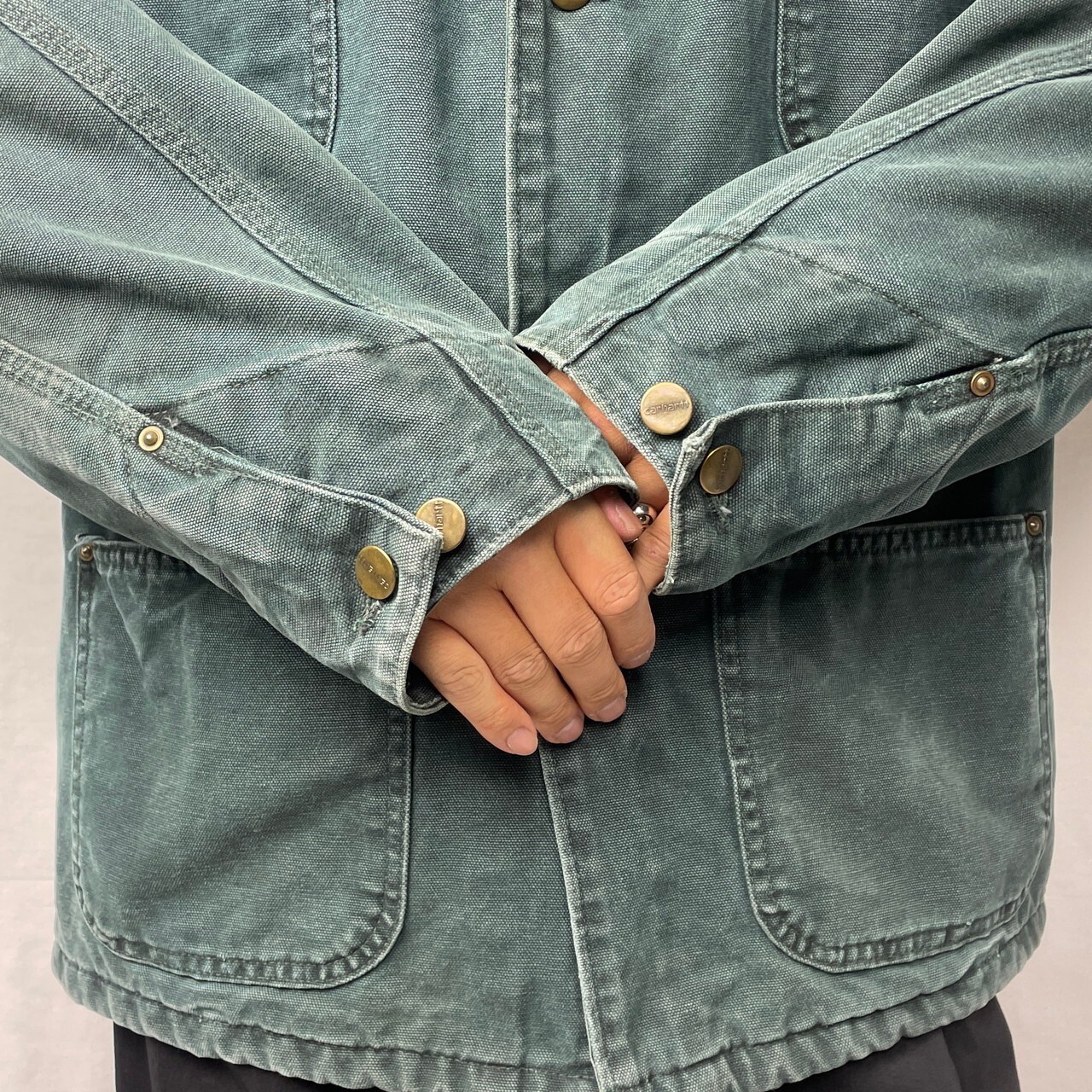 80年代 Carhartt カーハート ダック地 ミシガンチョアコート メンズL 