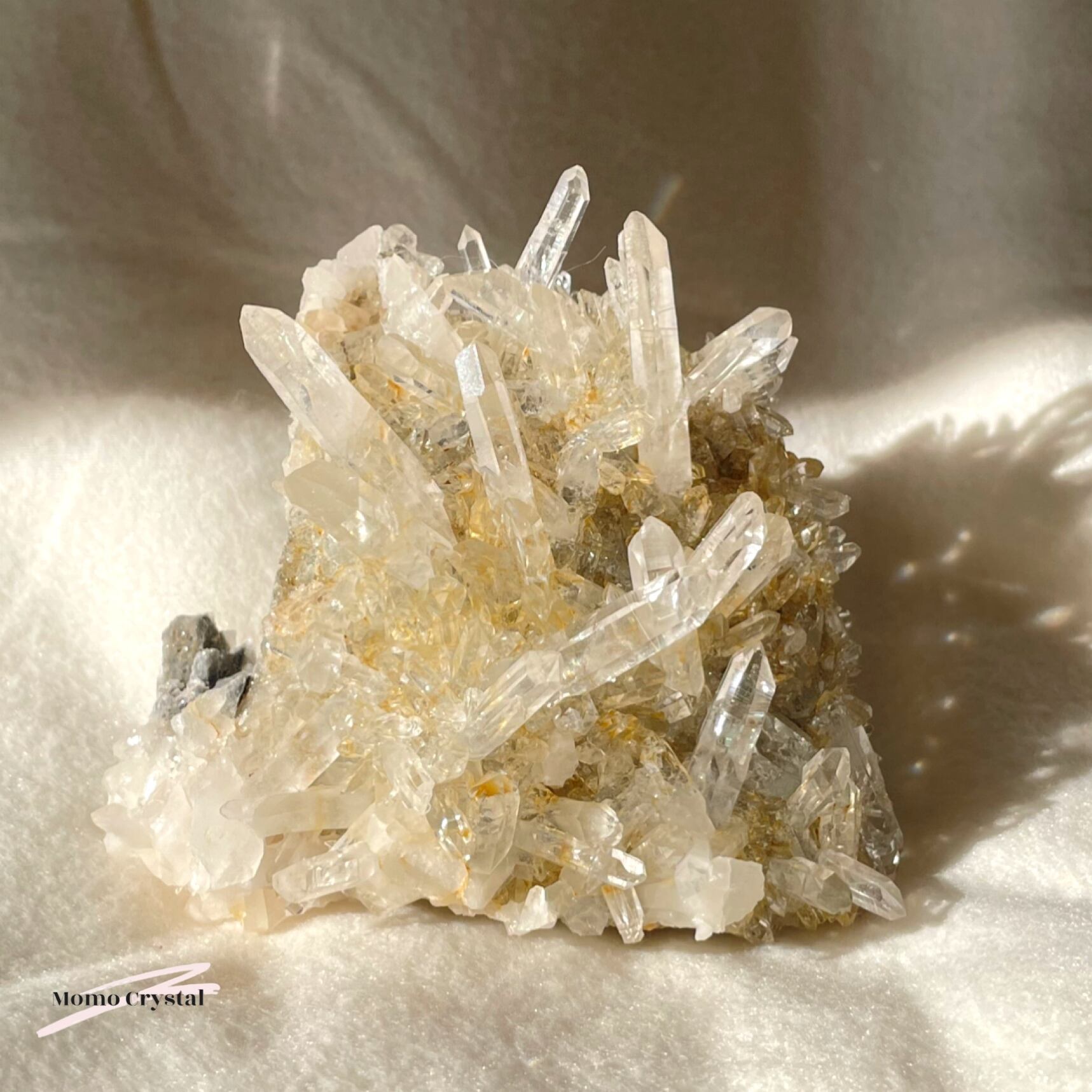 水晶クラスター クリスタル Quartz 太針