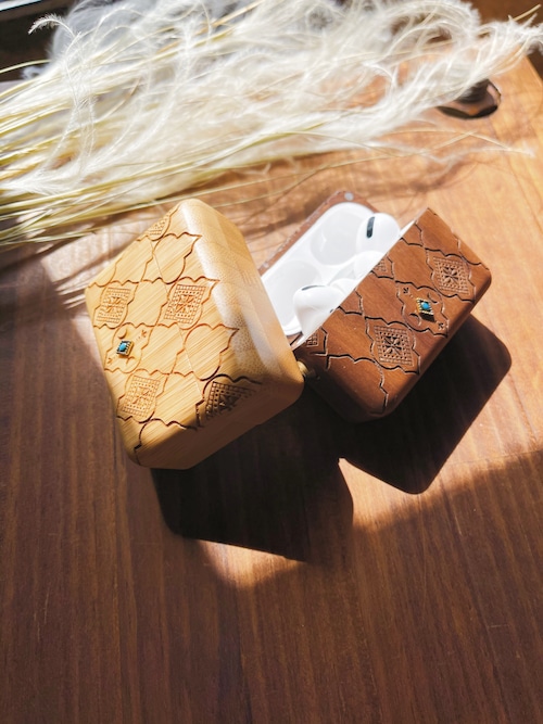 AirPods,Pro,第3世代 wood case(moroccan)