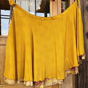 シルク巻きスカート2019