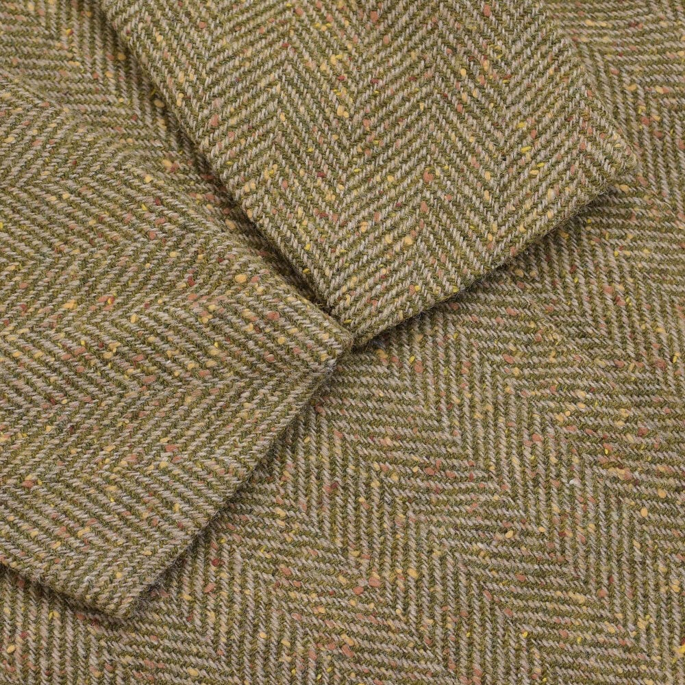 60～70s Vintage アメリカ製 ヘリンボーンツィード ダブルブレスト