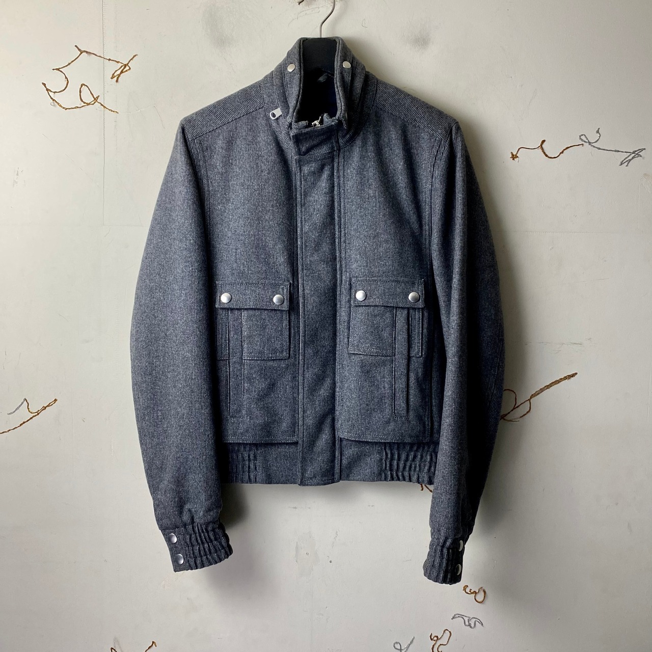 08AW DIOR HOMME by Kris Van Assche wool blouson | NOIR ONLINE