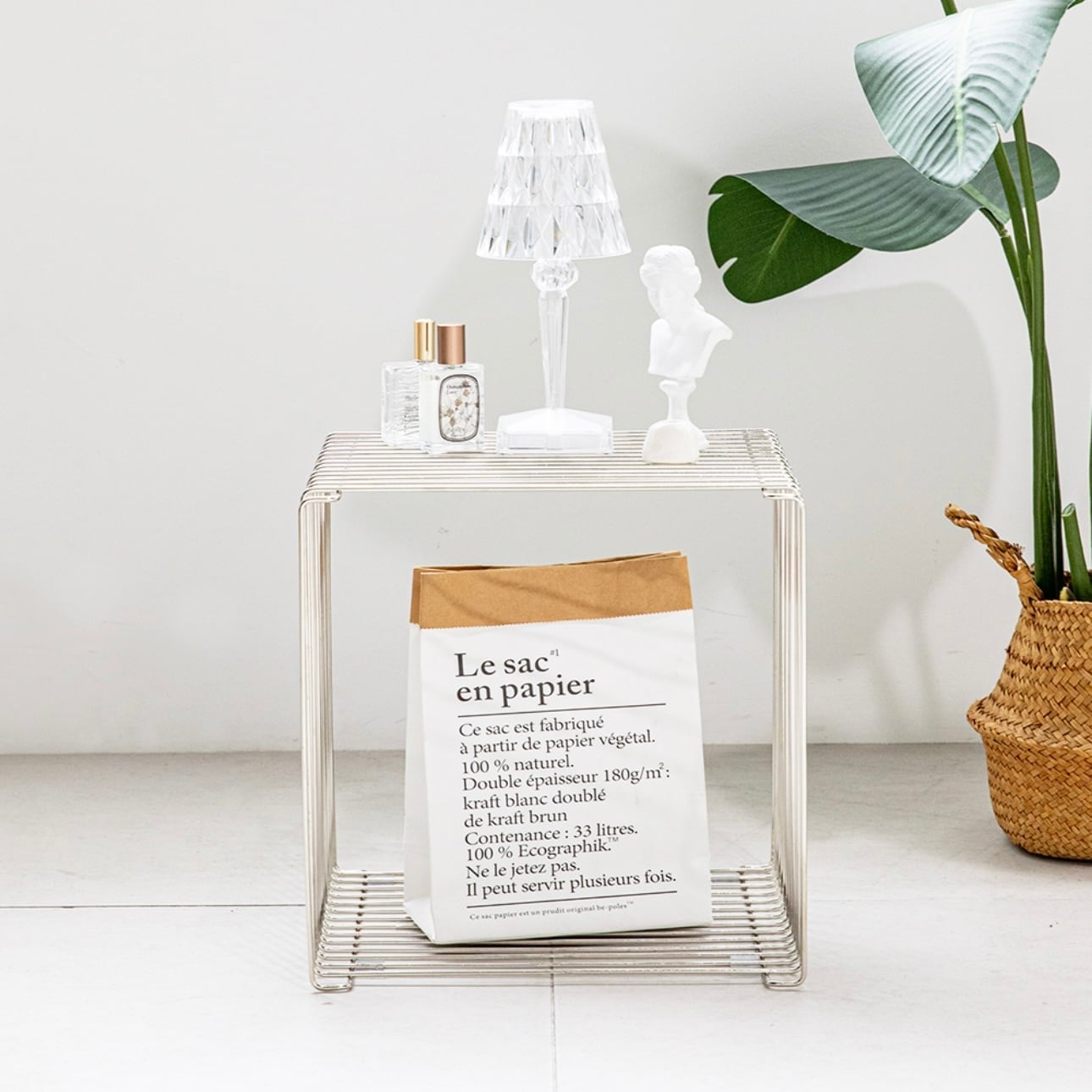 wire side table / ワイヤー サイドテーブル マガジンラック wire side table / ワイヤー サイドテーブル マガジンラック