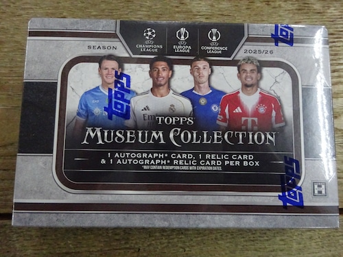 サッカー 2025-26 TOPPS MUSEUM COLLECTION HOBBY 未開封 1BOX