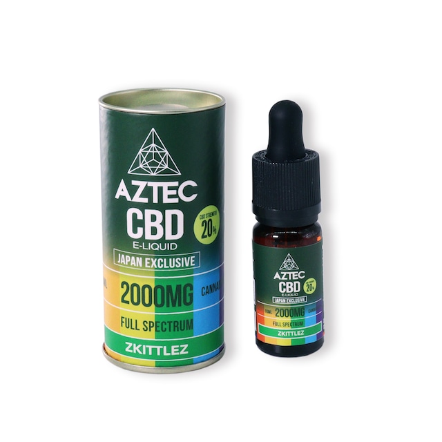 【FULL SPECTRUM】 CBD 20% CBD E-LIQUID 10ml 2000mg〈ZKITTLEZ 〉