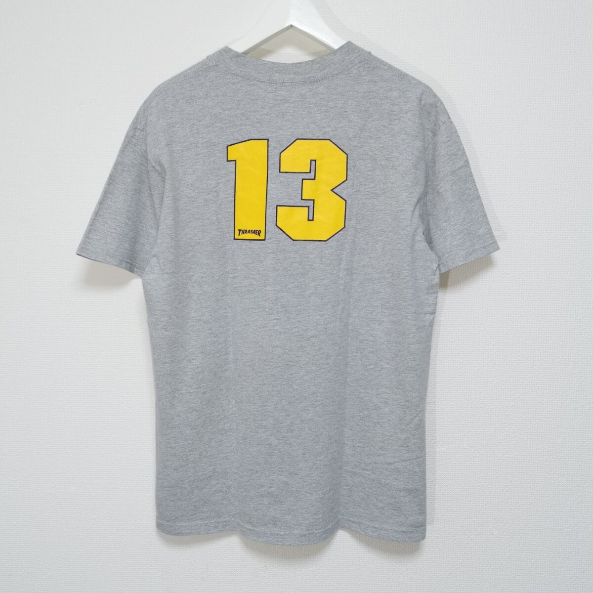送料無料 M 90s スラッシャー THRASHER 13 カレッジ Tシャツ USA 