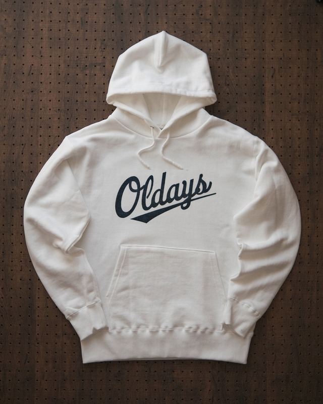 "oldays" hoodie in white（受注生産）