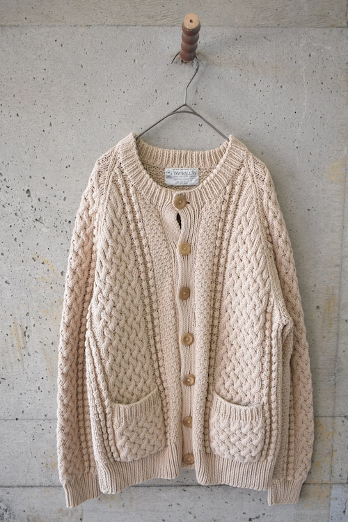 Cotton knit cardigan