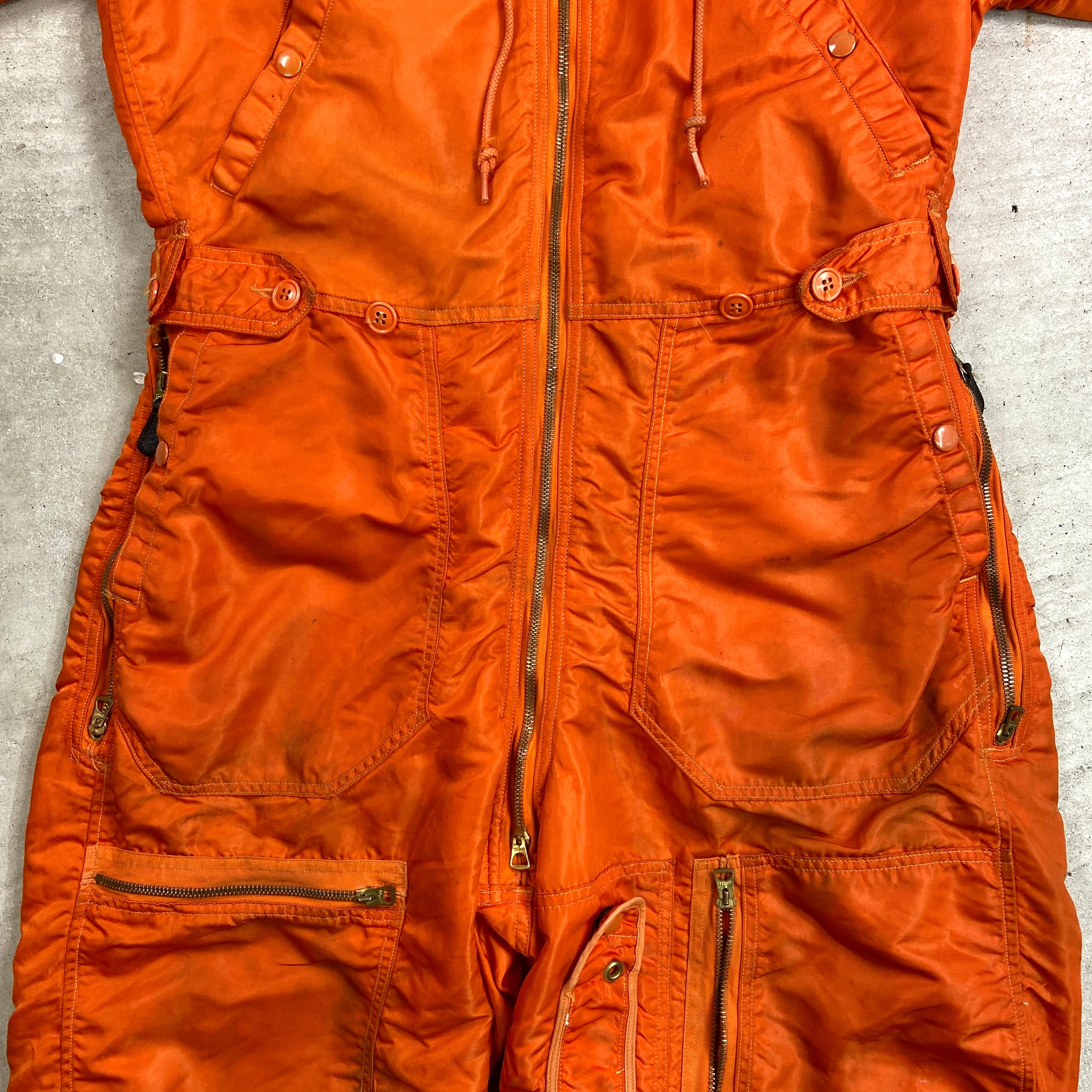 60年代 U.S.AIRFORCE CWU‐1/P フライトスーツ メンズL-XL相当 古着 60s