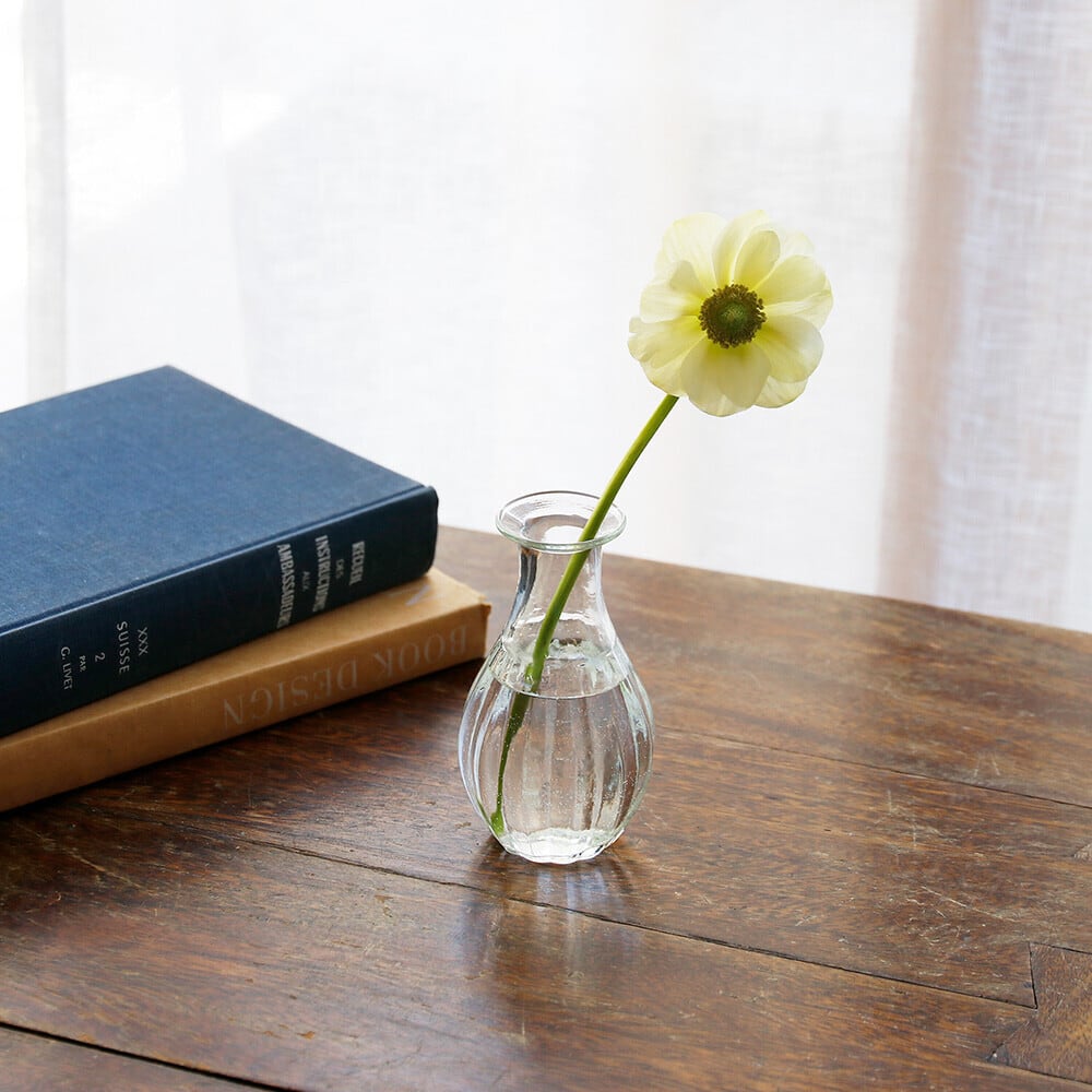 角素材 花器 花瓶 一輪挿し 牛 昭和レトロ