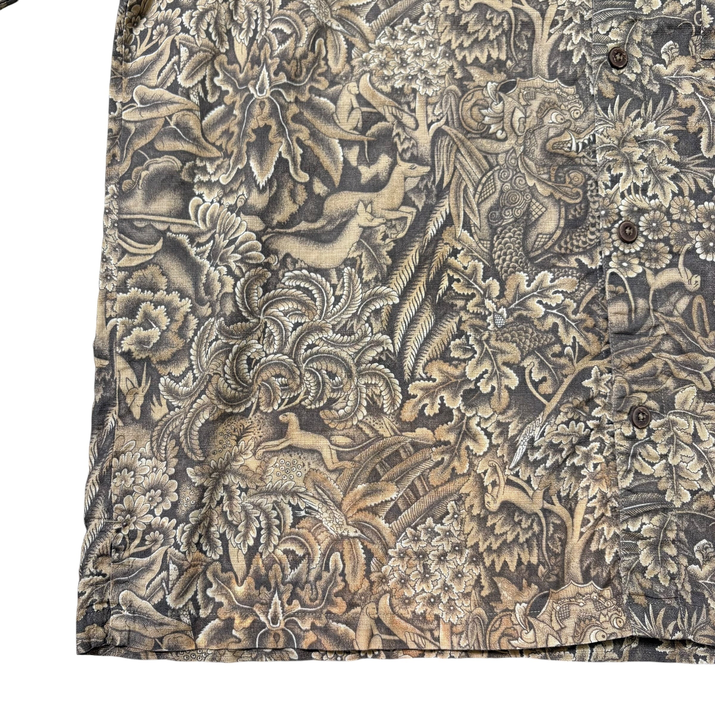 パタゴニア ヴィンテージ　希少品 ドラゴン 和柄　ACシャツ　開襟　極美品 patagonia パタゴニア ACシャツ ハワイアンシャツ アロハ ドラゴン