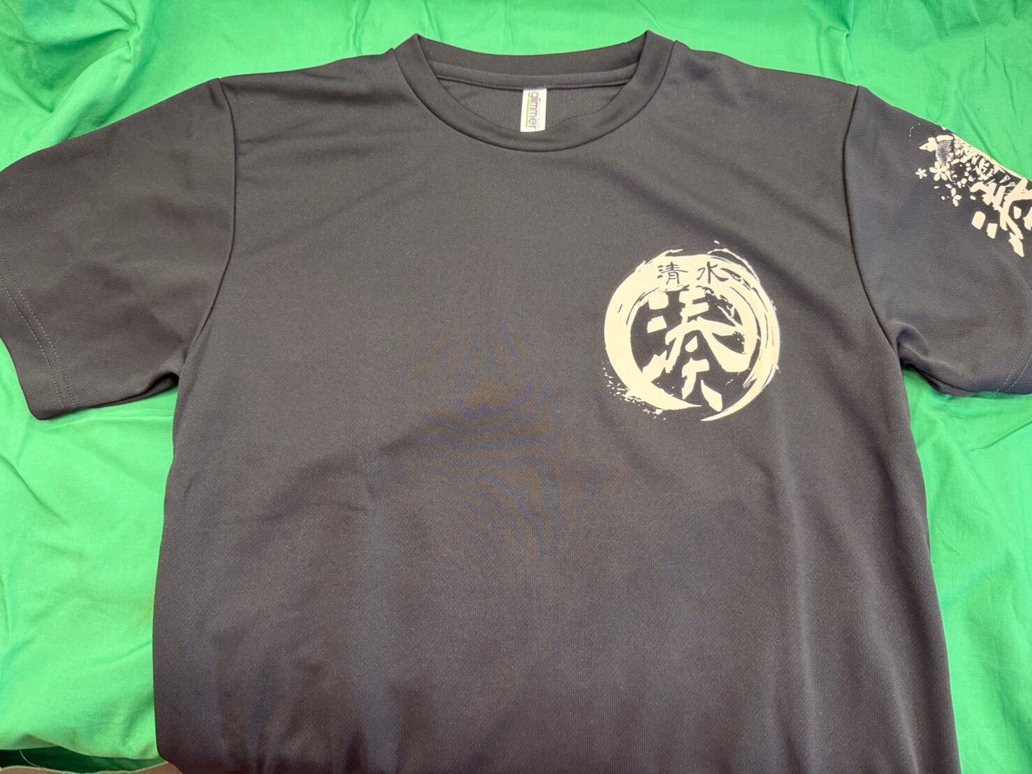 S~XL】清水次郎長デザイン ドライTシャツ（ブラック） | 静岡茶 小松園